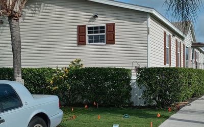 Photo of Sharon F.'s yard after getting landscaping in Intercession City, FL