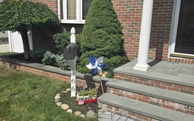 Photo of Brian B.'s yard after getting landscaping in Center Moriches, NY