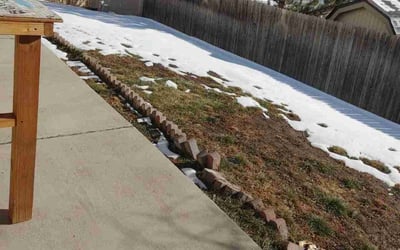 Photo of Tracy R.'s yard after getting landscaping in Georgetown, CO