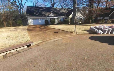 Photo of Jeff T.'s yard after getting landscaping in Somerville, TN