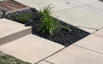 Photo of Brandon P.'s yard after getting landscaping in Calhan, CO