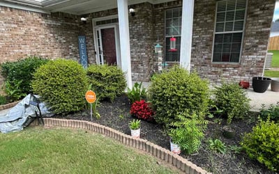 Photo of Richard W.'s yard after getting landscaping in Waleska, GA
