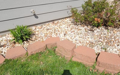 Photo of Kelly H.'s yard after getting landscaping in Greenwood, MO