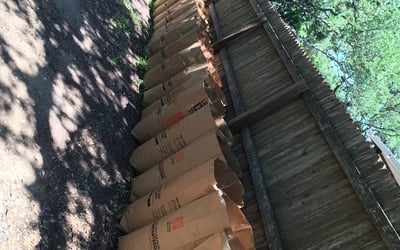 Photo of Jessica B.'s yard after getting landscaping in Kingsbury, TX