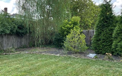 Photo of Chris S.'s yard after getting landscaping in Melbourne, KY