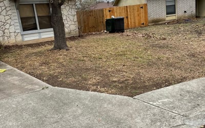 Photo of John R.'s yard after getting landscaping in Pandora, TX