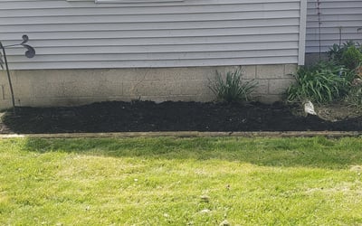 Photo of Amanda B.'s yard after getting landscaping in Wauseon, OH