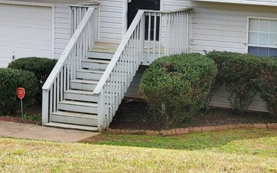 Photo of Angela J.'s yard after getting landscaping in Woodbury, GA