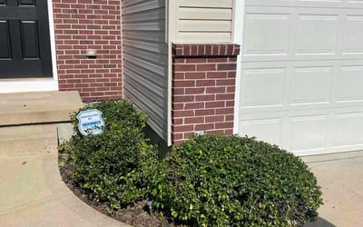 Photo of Megan O.'s yard after getting landscaping in Aurora, IN