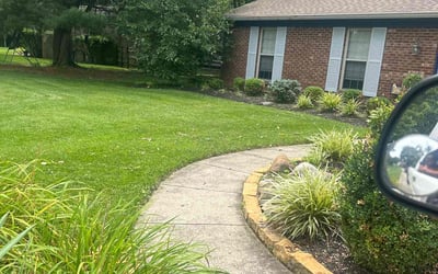 Photo of Kevin W.'s yard after getting landscaping in Goshen, OH