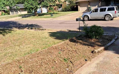 Photo of Ginger B.'s yard after getting landscaping in Guthrie, OK