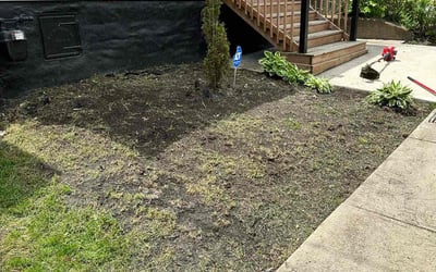Photo of Melissa L.'s yard after getting landscaping in Jeannette, PA
