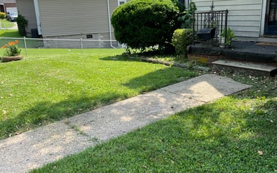 Photo of Donna T.'s yard after getting landscaping in Manchester, MD