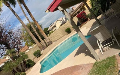 Photo of Curtis S.'s yard after getting landscaping in Mammoth, AZ