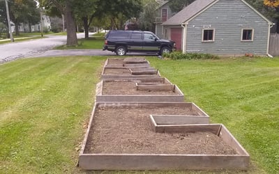 Photo of Anthony S.'s yard after getting landscaping in Saint Charles, IL