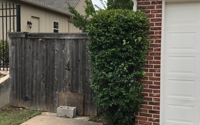 Photo of Dan W.'s yard after getting landscaping in Bristow, OK