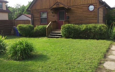 Photo of Laura P.'s yard after getting landscaping in Big Lake, MN
