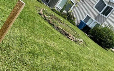Photo of Chris B.'s yard after getting landscaping in Wicomico, VA