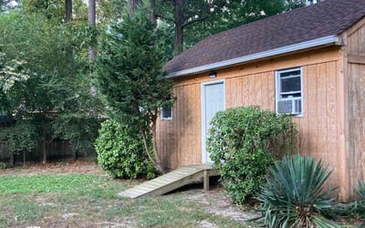 Photo of Audrey O.'s yard after getting landscaping in Sussex, VA