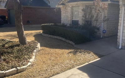 Photo of Maria C.'s yard after getting landscaping in Dale, TX