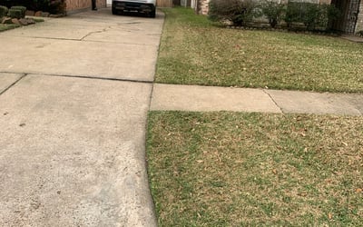 Photo of Jill B.'s yard after getting landscaping in Hull, TX