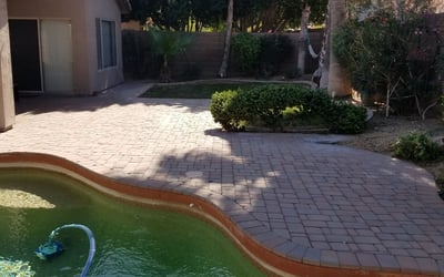 Photo of Eric S.'s yard after getting landscaping in Winkelman, AZ