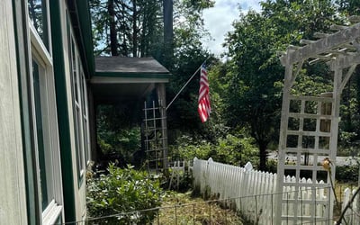 Photo of Carol B.'s yard after getting landscaping in Roy, WA
