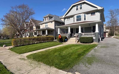 Photo of Paul M.'s yard after getting landscaping in Burton, OH