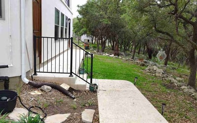 Photo of Sharon M.'s yard after getting landscaping in Mico, TX