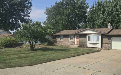 Photo of Joe L.'s yard after getting landscaping in Zeeland, MI