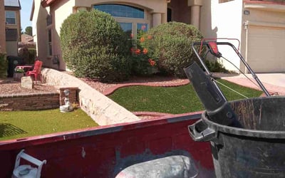 Photo of Sharon M.'s yard after getting landscaping in Clint, TX