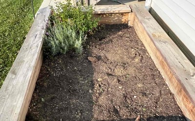 Photo of Brent B.'s yard after getting landscaping in Plain City, OH