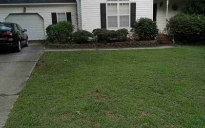 Photo of Melissa F.'s yard after getting landscaping in Garner, NC