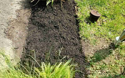 Photo of Stacey C.'s yard after getting landscaping in Broomes Island, MD