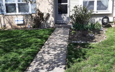 Photo of George W.'s yard after getting landscaping in Horsham, PA