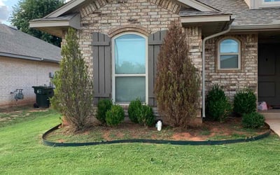 Photo of Christopher S.'s yard after getting landscaping in Piedmont, OK