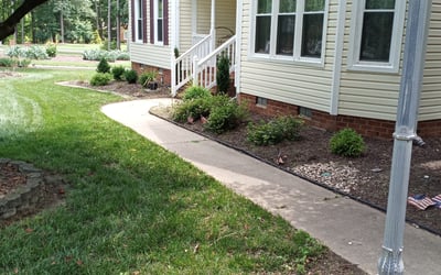 Photo of Paul S.'s yard after getting landscaping in Wakefield, VA