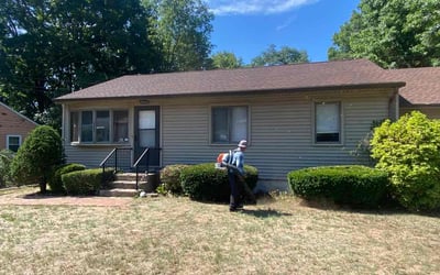 Photo of Kimberly M.'s yard after getting landscaping in Wallingford, CT