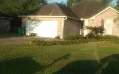 Photo of Cecil B.'s yard after getting landscaping in Clinton, LA