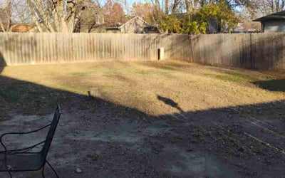 Photo of Jim B.'s yard after getting landscaping in Rose Hill, KS
