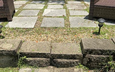 Photo of John M.'s yard after getting landscaping in Panacea, FL