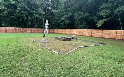 Photo of Jason W.'s yard after getting landscaping in Roxboro, NC