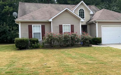 Photo of Barbara S.'s yard after getting landscaping in Jonesboro, GA