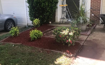 Photo of Catherine S.'s yard after getting landscaping in North Beach, MD