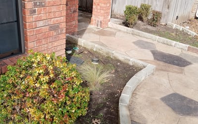 Photo of Chris L.'s yard after getting landscaping in Ferris, TX