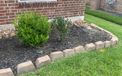Photo of April W.'s yard after getting landscaping in Conroe, TX
