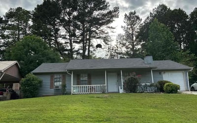 Photo of George D.'s yard after getting landscaping in Jonesboro, GA