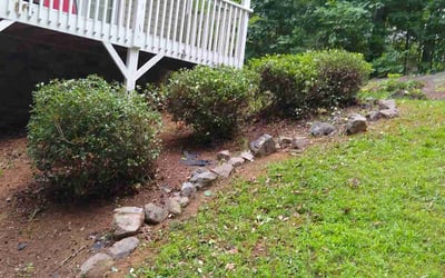Photo of Jermaine M.'s yard after getting landscaping in Flovilla, GA