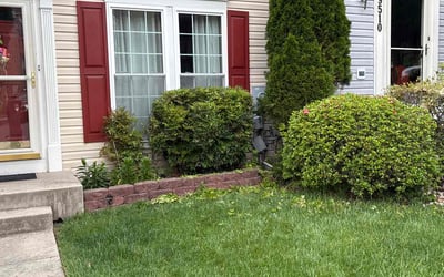 Photo of Katie W.'s yard after getting landscaping in Jefferson, MD