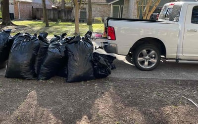 Photo of Christopher M.'s yard after getting landscaping in Cat Spring, TX